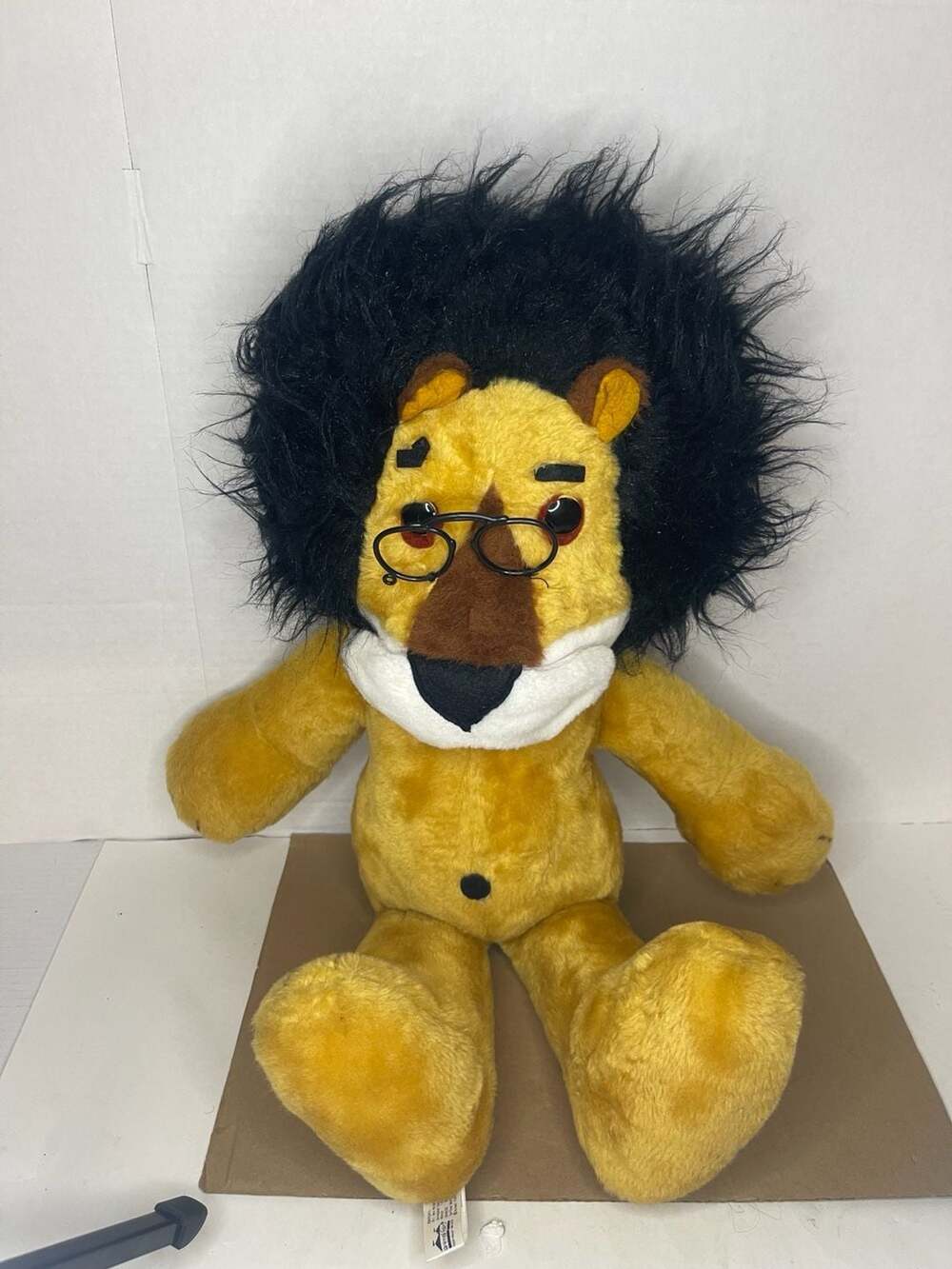 Vintage 1970s Animal Fair Hubert the Harris Bank Lion Plush Toy Large